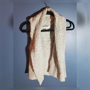 The Loft Fuzzy Light Grey Vest